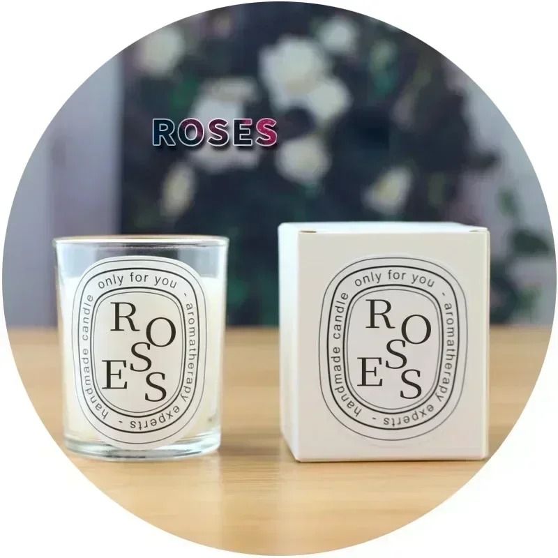 Romantic Transparent Glass Jar Aromatherapy Candle