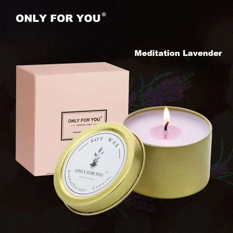 Romantic Transparent Glass Jar Aromatherapy Candle