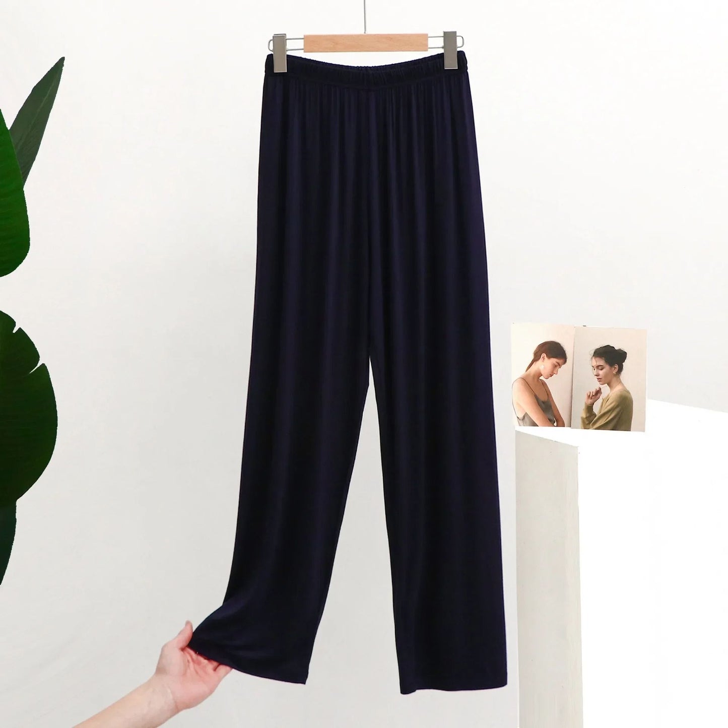 Womens Modal Pajama Pants | Mosquito-Proof Relaxed Sleepwear & Smooth Draping Homewear System