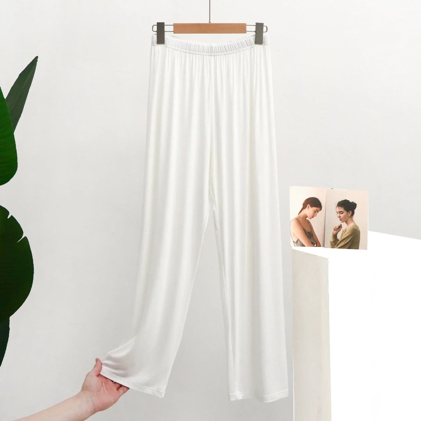 Womens Modal Pajama Pants | Mosquito-Proof Relaxed Sleepwear & Smooth Draping Homewear System