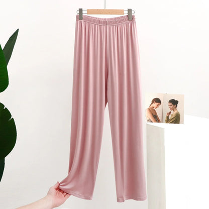 Womens Modal Pajama Pants | Mosquito-Proof Relaxed Sleepwear & Smooth Draping Homewear System