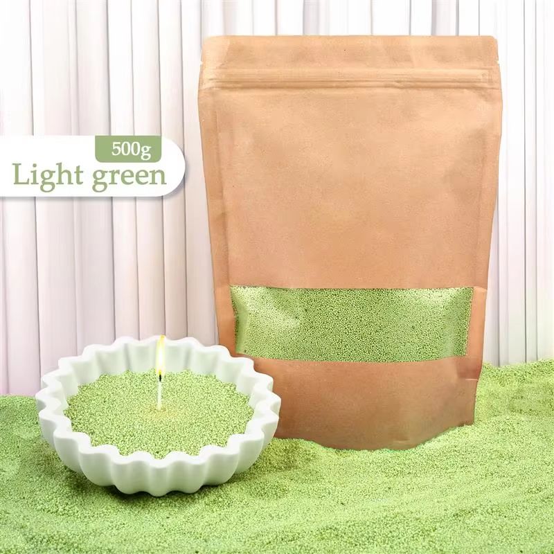 Creative DIY Candle Sand Wax Colorful Pearl Granules for Handmade Candle Crafts