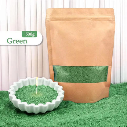 Creative DIY Candle Sand Wax Colorful Pearl Granules for Handmade Candle Crafts