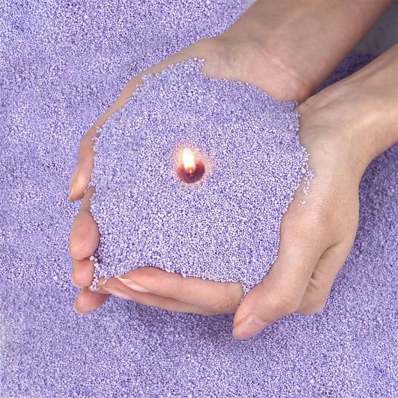 Creative DIY Candle Sand Wax Colorful Pearl Granules for Handmade Candle Crafts
