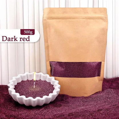 Creative DIY Candle Sand Wax Colorful Pearl Granules for Handmade Candle Crafts