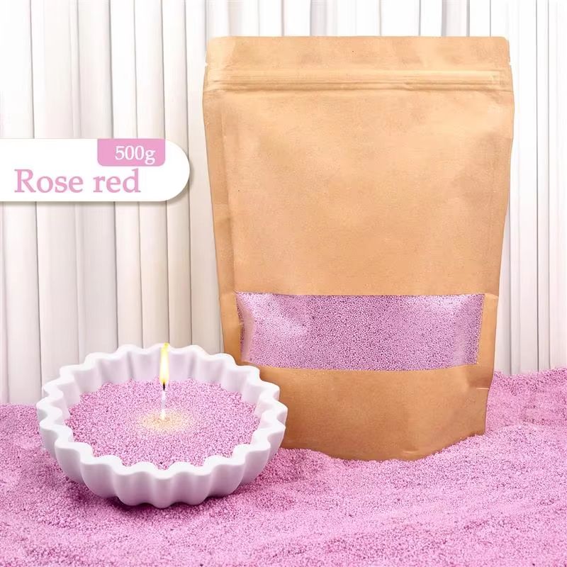 Creative DIY Candle Sand Wax Colorful Pearl Granules for Handmade Candle Crafts