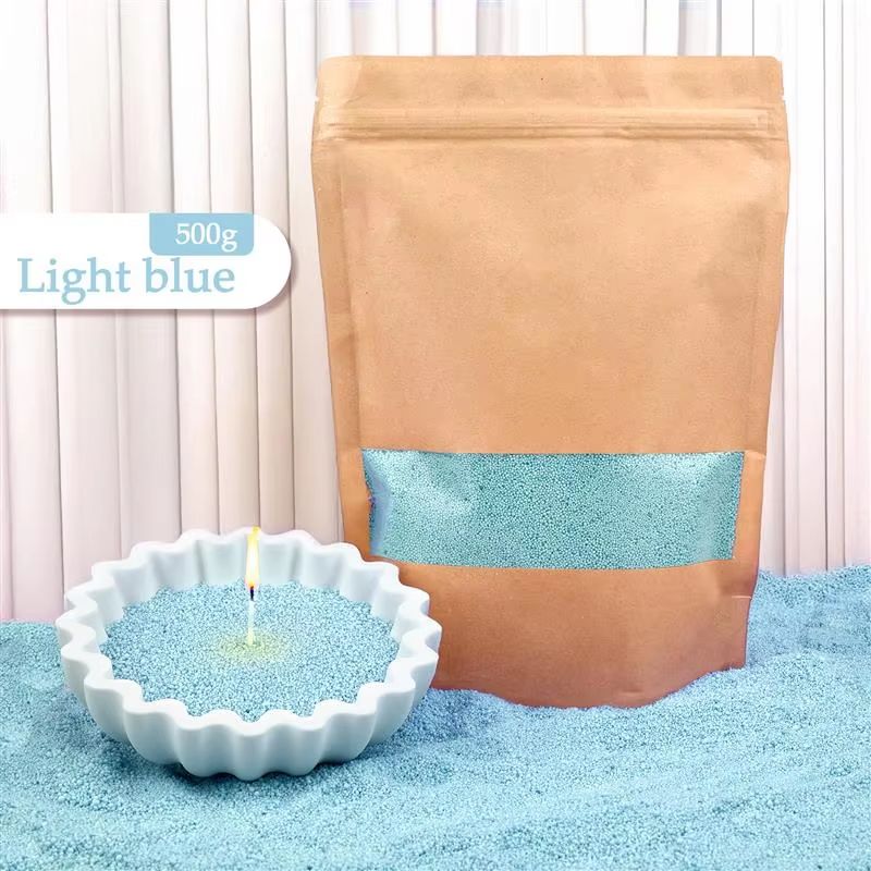 Creative DIY Candle Sand Wax Colorful Pearl Granules for Handmade Candle Crafts