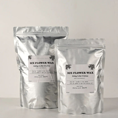 White Sand Wax for Candle Making Ice Flower Pearl Granules DIY Scented Candle Craft Material
