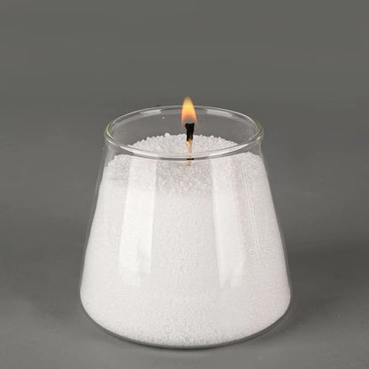 White Sand Wax for Candle Making Ice Flower Pearl Granules DIY Scented Candle Craft Material