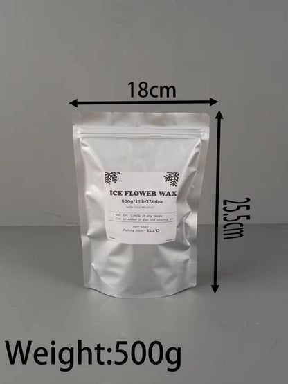White Sand Wax for Candle Making Ice Flower Pearl Granules DIY Scented Candle Craft Material