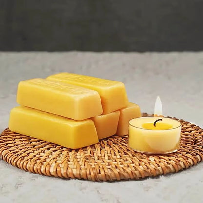 Pure Beeswax Blocks for Candle Making Natural DIY Craft Wax for Candles & Skincare Projects