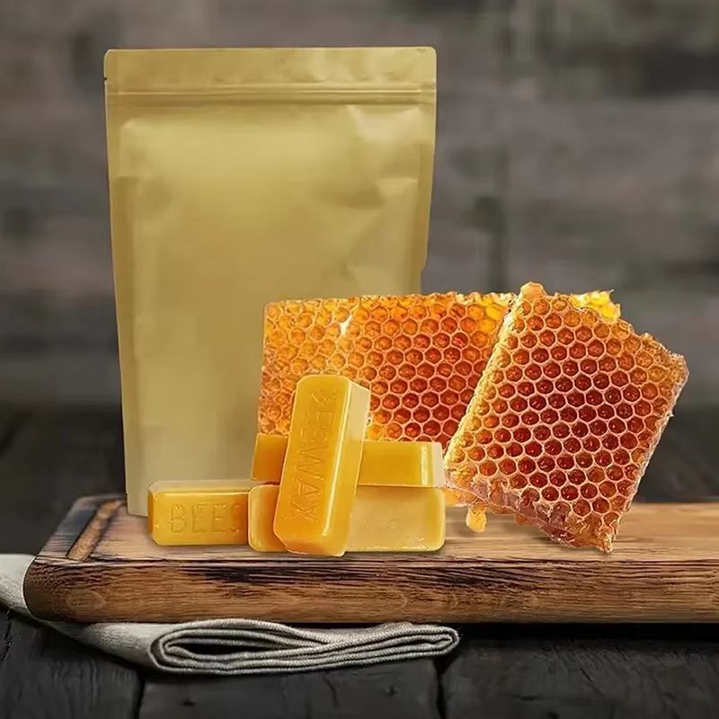 Pure Beeswax Blocks for Candle Making Natural DIY Craft Wax for Candles & Skincare Projects