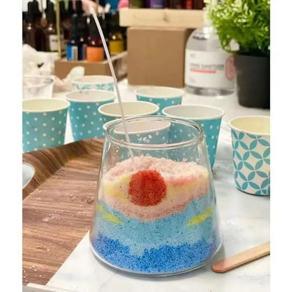 Color Sand Wax for Candle Making Aromatherapy DIY Candle Sand Painting Wax Powder