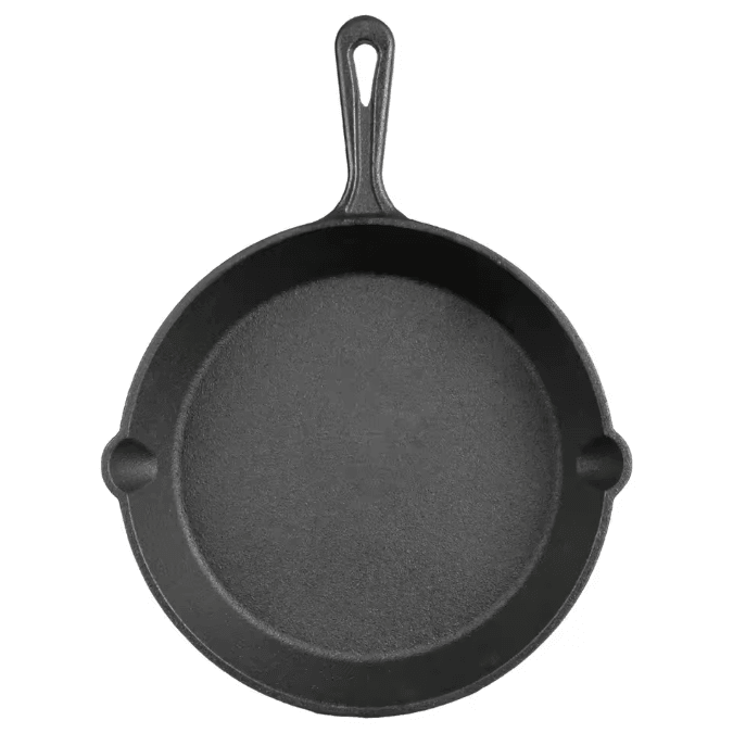 Heat Pro Pre-Seasoned Cast Iron Skillet for Even Cooking & Long-Lasting Performance