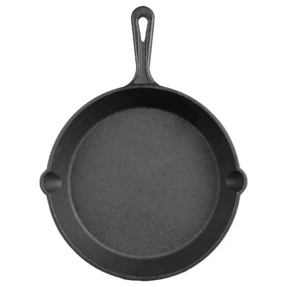 Heat Pro Pre-Seasoned Cast Iron Skillet for Even Cooking & Long-Lasting Performance