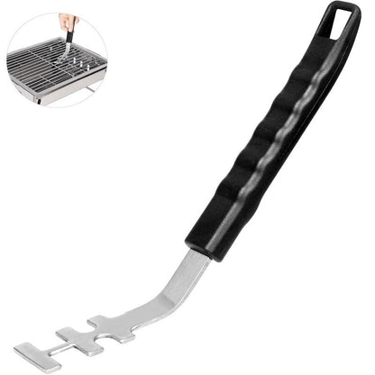Universal Grill Grate Lifter Tool | Premium Cast Iron Grid Gripper & BBQ Handle Clip Infrastructure