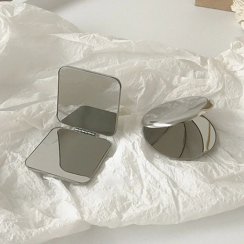 Portable Pocket Makeup Mirror Foldable Compact Travel Beauty Mirror