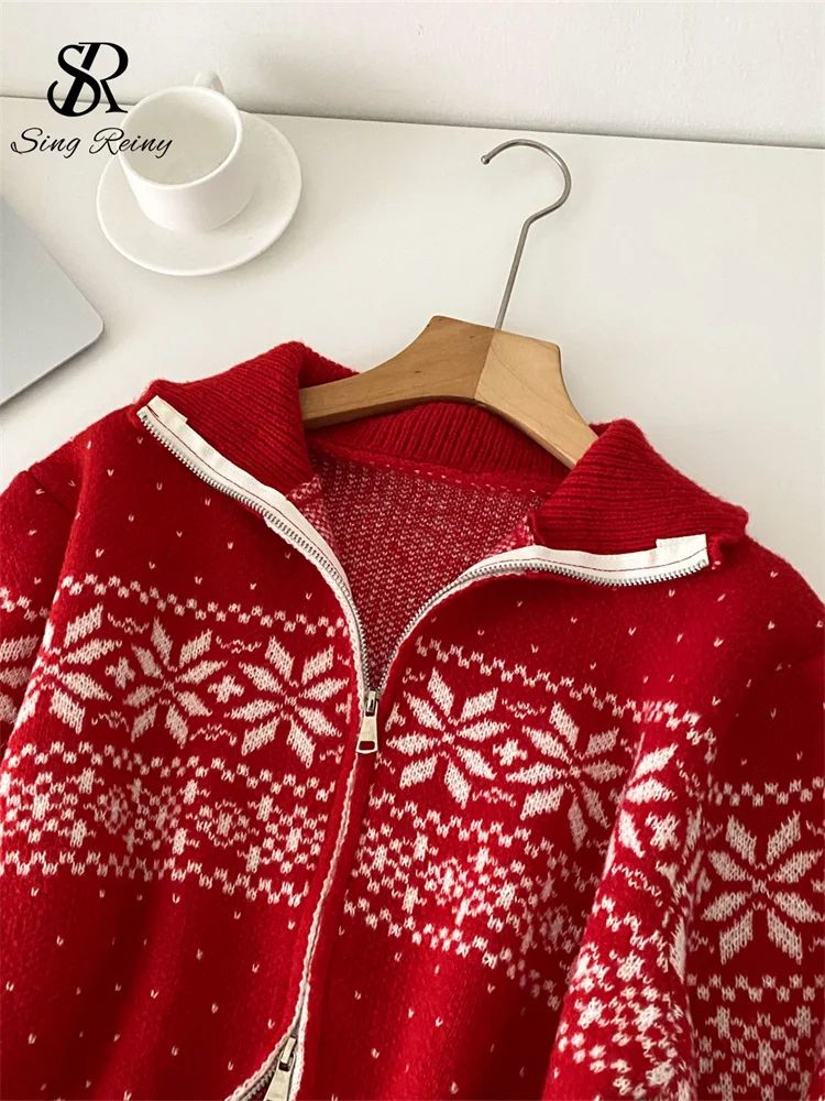 SINGREINY zip up cardigan women love for Fall and Holiday Style