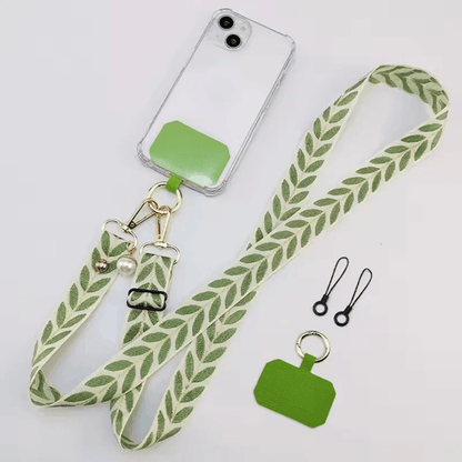 Elegant Pearl Crossbody Phone Lanyard Adjustable Universal Phone Strap
