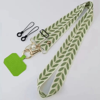 Elegant Pearl Crossbody Phone Lanyard Adjustable Universal Phone Strap