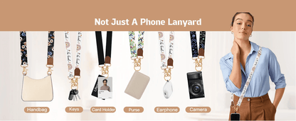 Universal Crossbody Phone Lanyard Adjustable Anti Theft Phone Strap