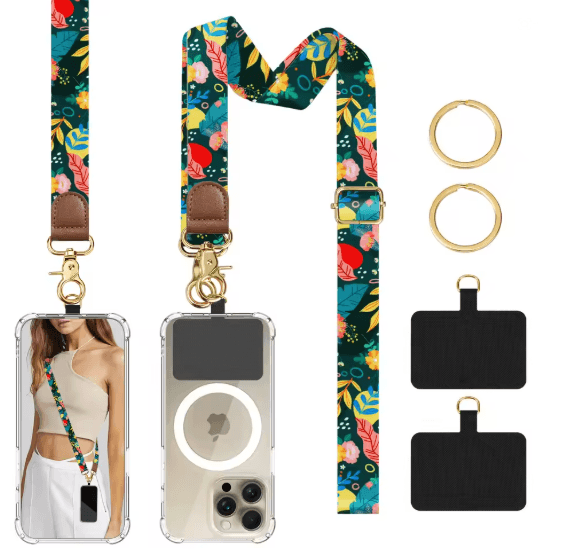 Universal Crossbody Phone Lanyard Adjustable Anti Theft Phone Strap