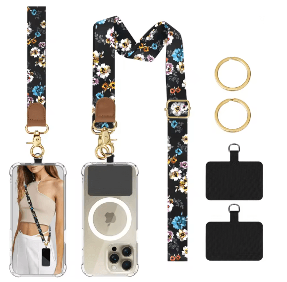 Universal Crossbody Phone Lanyard Adjustable Anti Theft Phone Strap