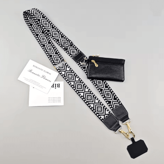 Crossbody Phone Lanyard Wallet Strap Adjustable Phone Strap With Coin Pouch