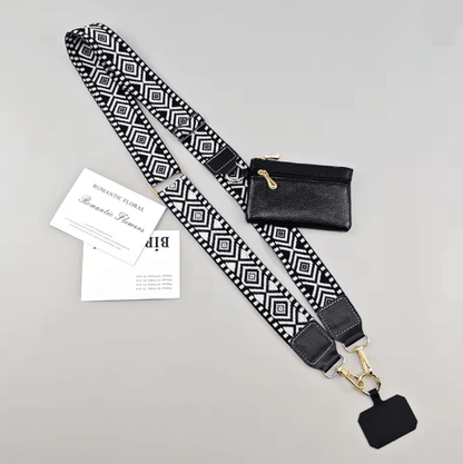 Crossbody Phone Lanyard Wallet Strap Adjustable Phone Strap With Coin Pouch