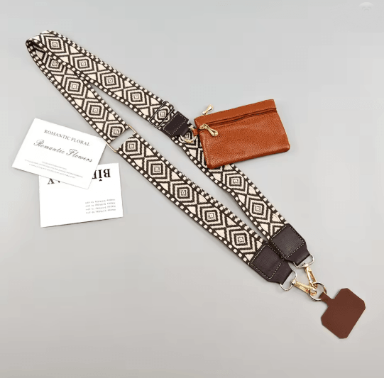 Crossbody Phone Lanyard Wallet Strap Adjustable Phone Strap With Coin Pouch