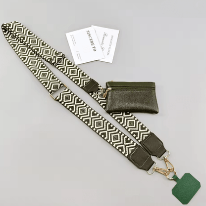 Crossbody Phone Lanyard Wallet Strap Adjustable Phone Strap With Coin Pouch