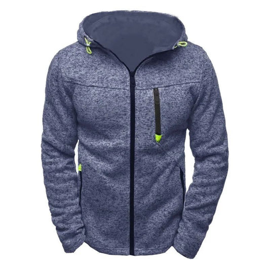MRMT Jacquard Fleece Mens Pullover Hoodie – Warm Casual Hooded Sweatshirt