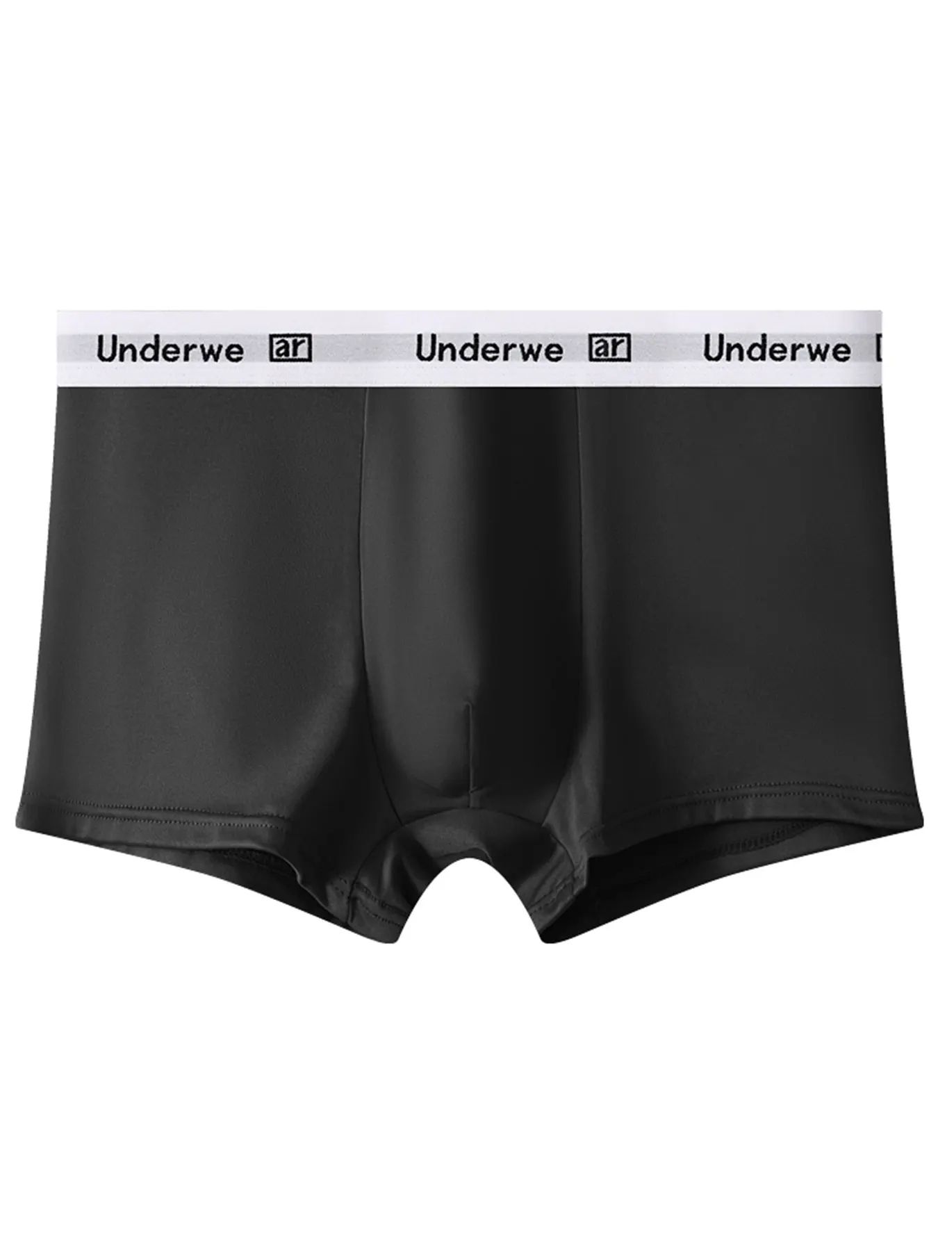 Mens Polyester Boxer Shorts Breathable Comfortable Underwear 5 Pack