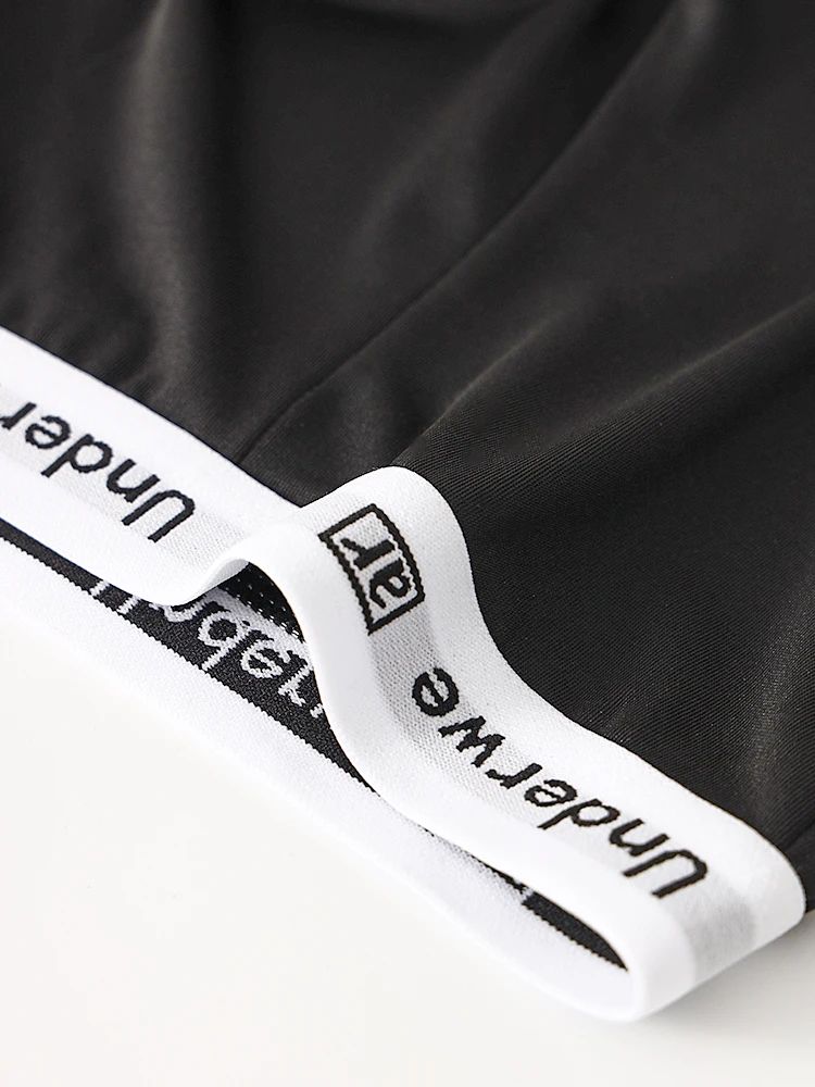 Mens Polyester Boxer Shorts Breathable Comfortable Underwear 5 Pack