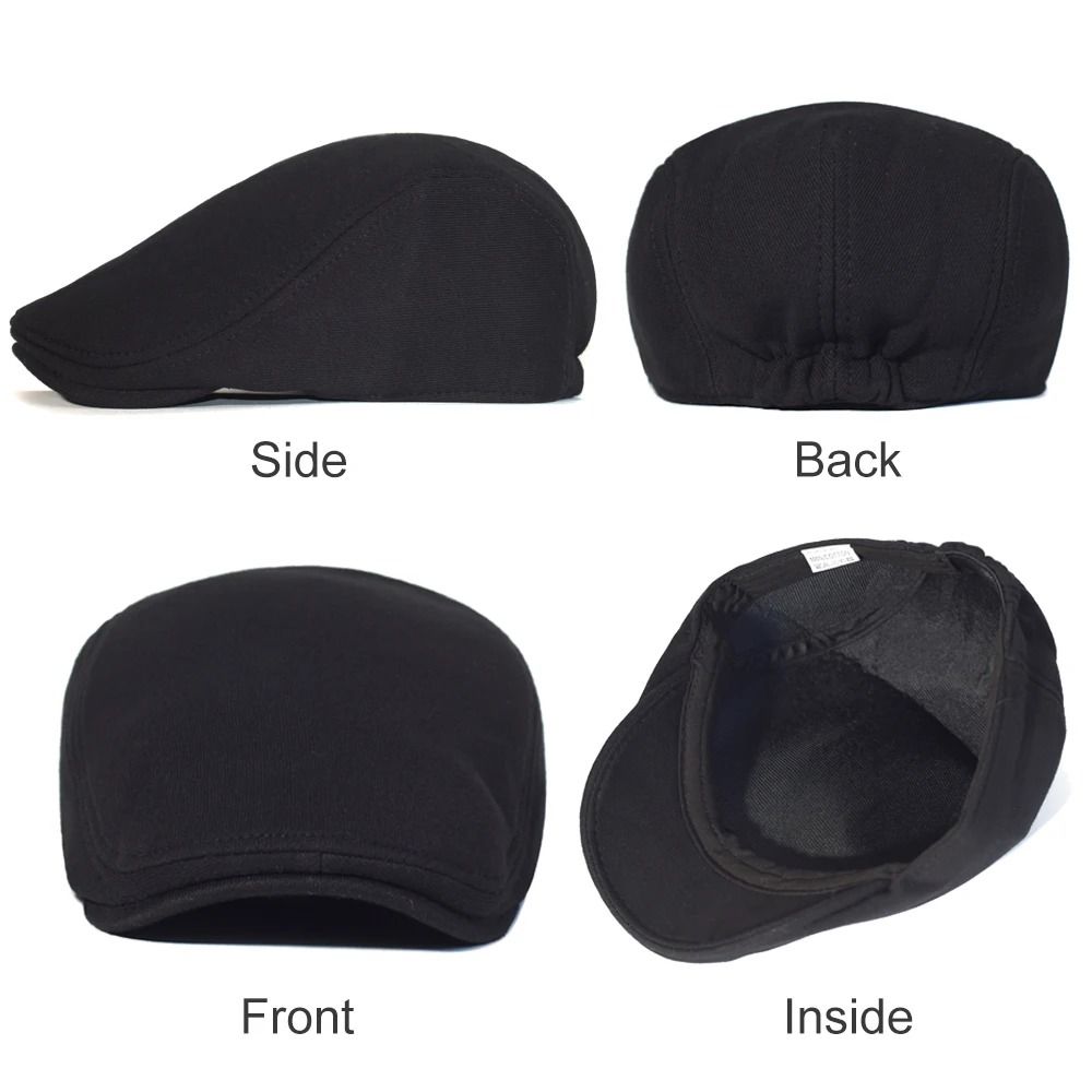 Heritage Cotton Newsboy and Driver Flat Cap