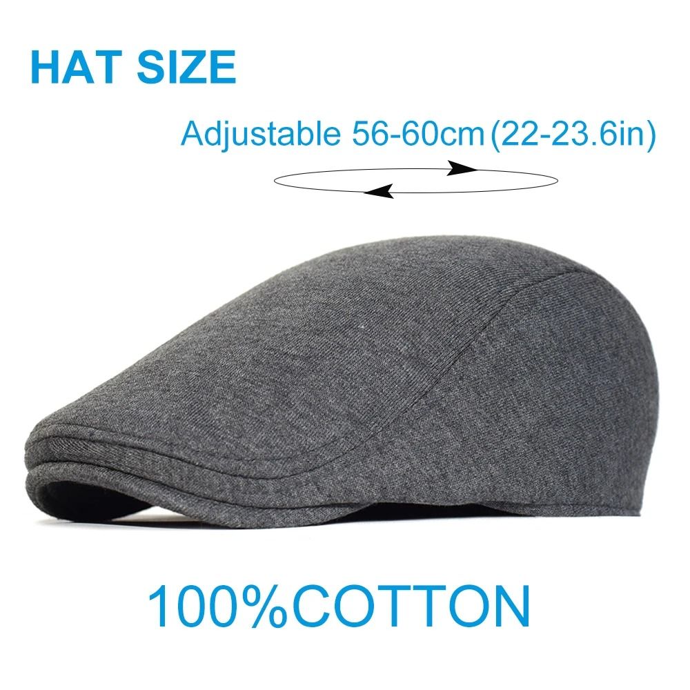 Heritage Cotton Newsboy and Driver Flat Cap