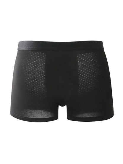Mens Ice Silk Mesh Boxer Shorts Breathable Cooling Underwear 8 Pack