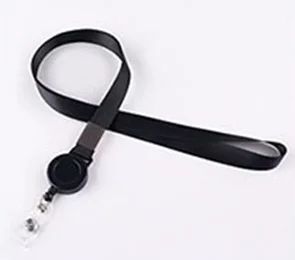 Retractable ID Badge Lanyard with Reel – Secure Neck Strap ID Card Holder for Work & School