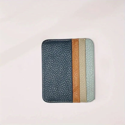 Ultra-Slim Minimalist Card Holder Wallet – 6 Slot Front Pocket Organizer