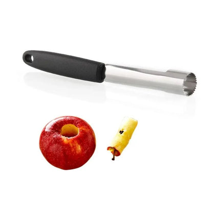 TwistEase Apple Corer & Fruit Seed Remover – Stainless Steel Fruit Corer Tool for Apples, Pears & Peppers