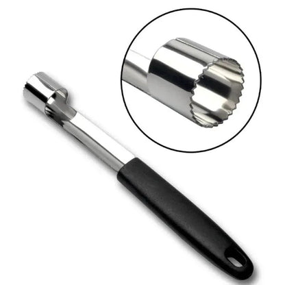 TwistEase Apple Corer & Fruit Seed Remover – Stainless Steel Fruit Corer Tool for Apples, Pears & Peppers
