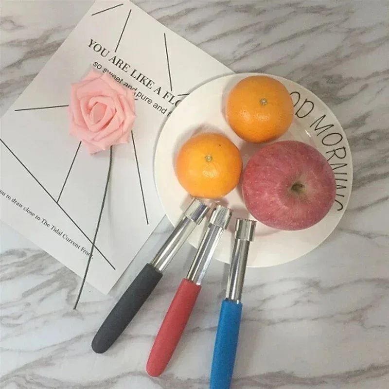 TwistEase Apple Corer & Fruit Seed Remover – Stainless Steel Fruit Corer Tool for Apples, Pears & Peppers