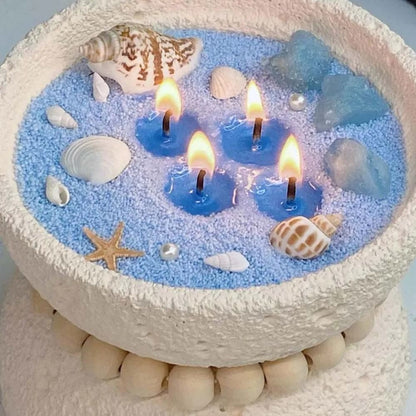 Colorful Sand Wax Candle Making Kit DIY Granulated Wax Candle Craft Set