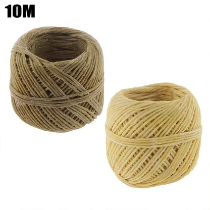 Natural Beeswax Candle Wick Roll Organic Hemp Wick for DIY Candle Making