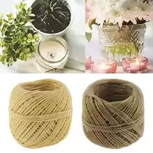Natural Beeswax Candle Wick Roll Organic Hemp Wick for DIY Candle Making