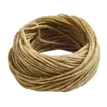 Natural Beeswax Candle Wick Roll Organic Hemp Wick for DIY Candle Making