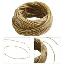 Natural Beeswax Candle Wick Roll Organic Hemp Wick for DIY Candle Making