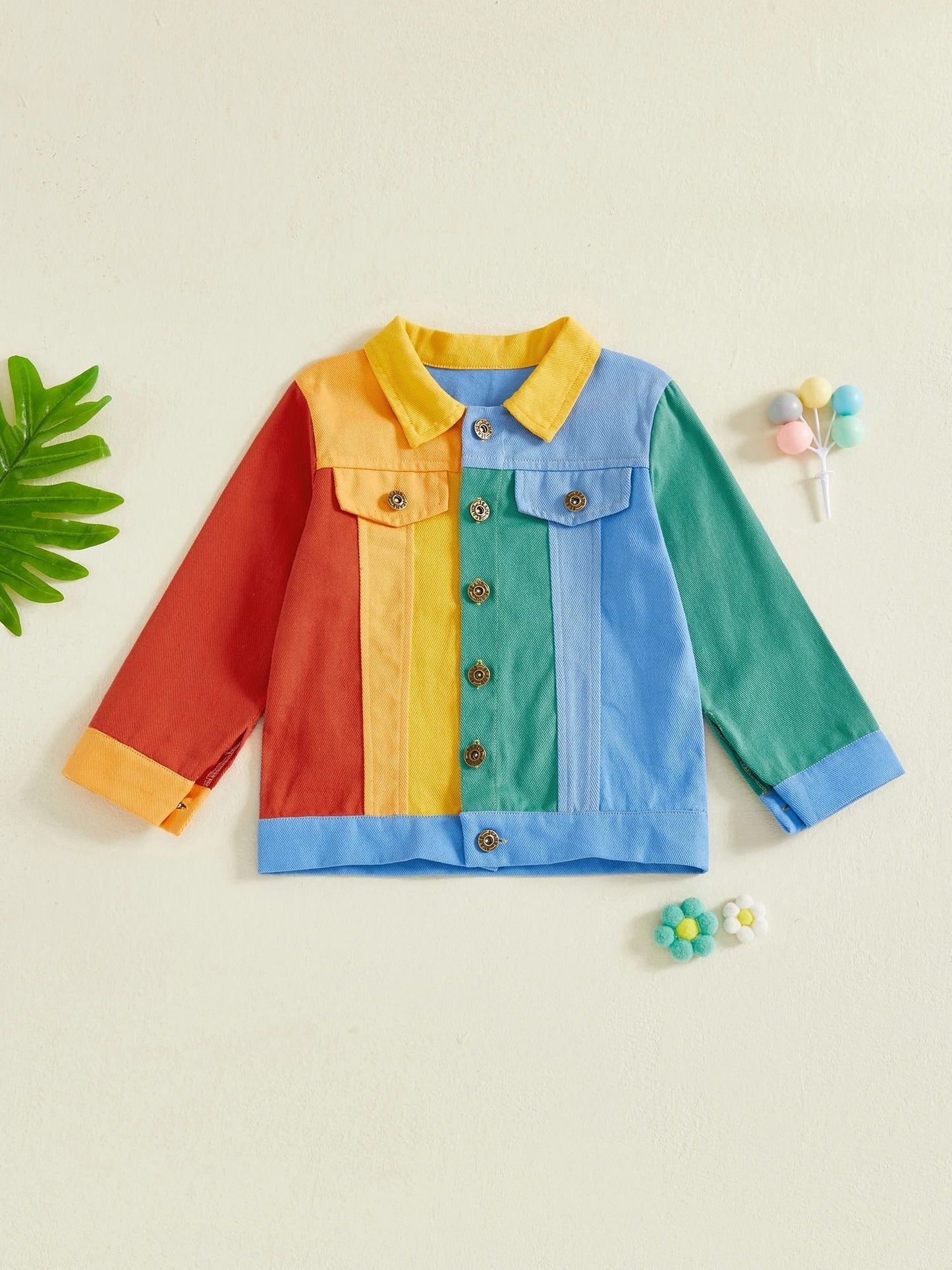 Kids Color Block Windbreaker Jacket Lightweight Hooded Jacket for Boys and Girls