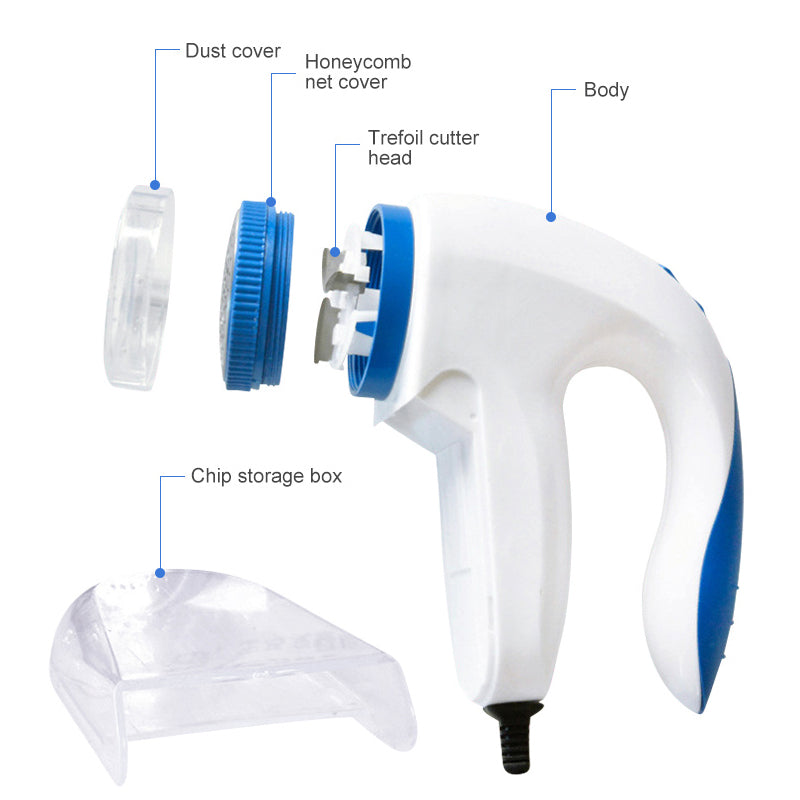 Electric Lint Remover for Clothes, Curtains, and Carpets, Fuzz, Pills, and Pellet Shaver