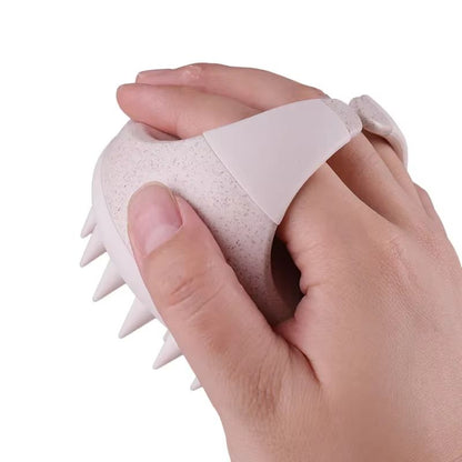 Soft Silicone Scalp Massage Brush Deep Cleansing Shampoo Brush for Hair & Scalp Care